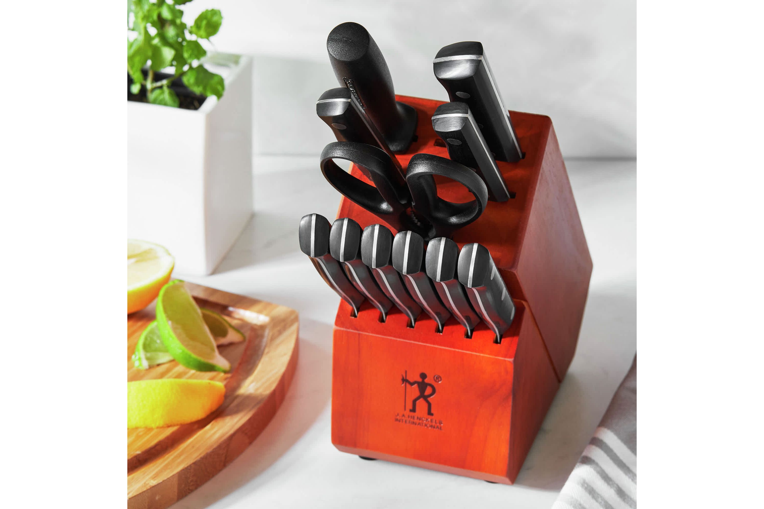 Dynamic 12pc Knife Block Set Cherry