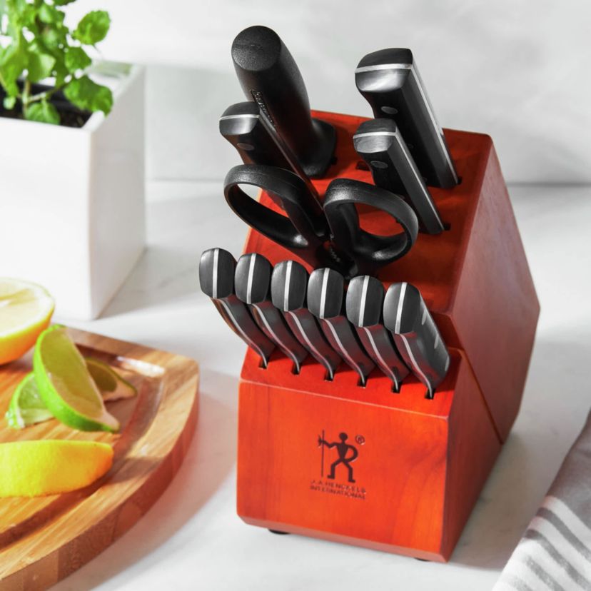 Dynamic 12pc Knife Block Set Cherry