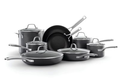 Calphalon Classic Hard-Anodized Nonstick Cookware Set, 11 pc. - Grey