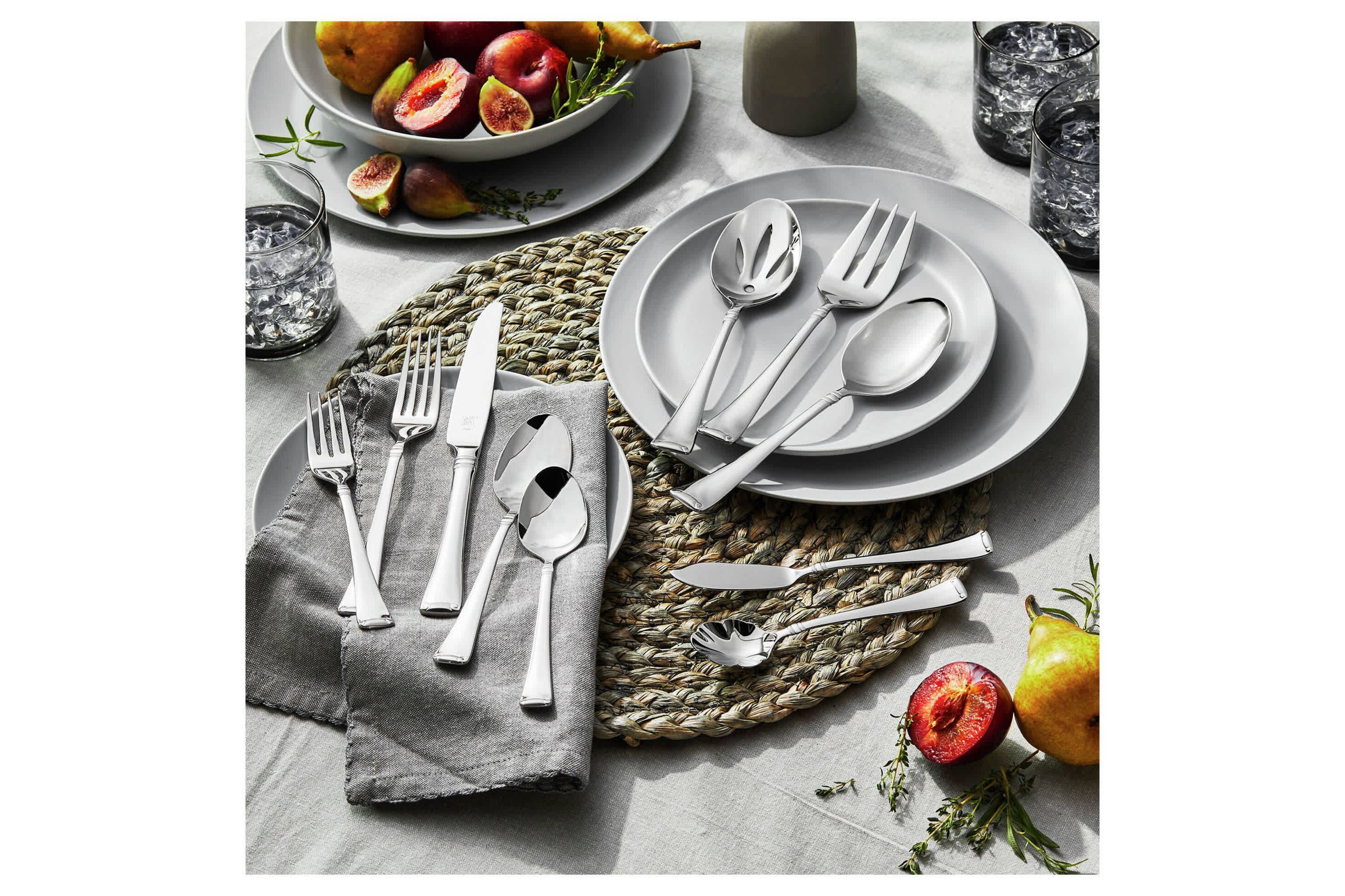 Angelico 45pc 18/10 Stainless Steel Flatware Set