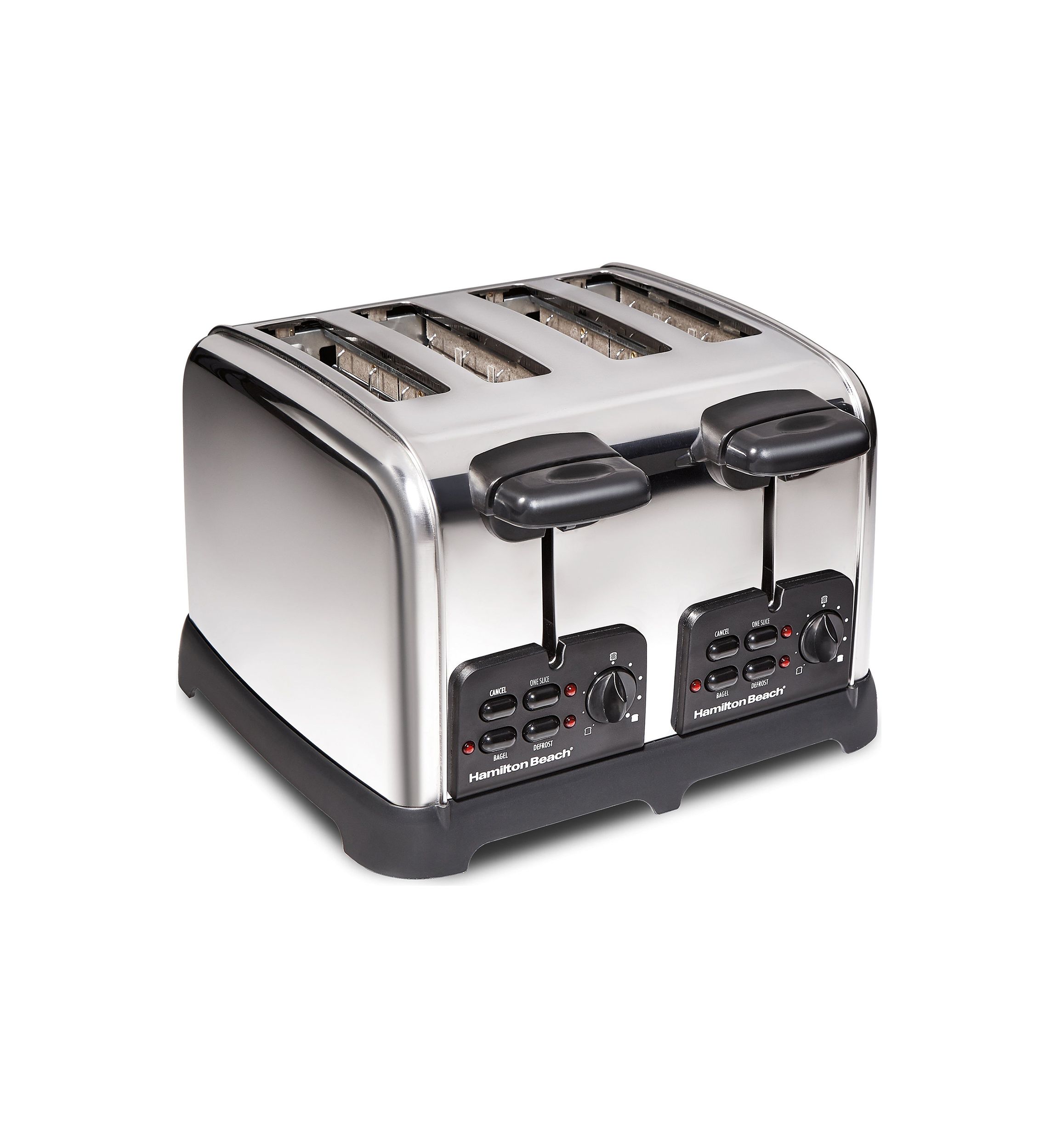 Classic 4 Slice Toaster w/ Sure-Toast, Stainless Steel