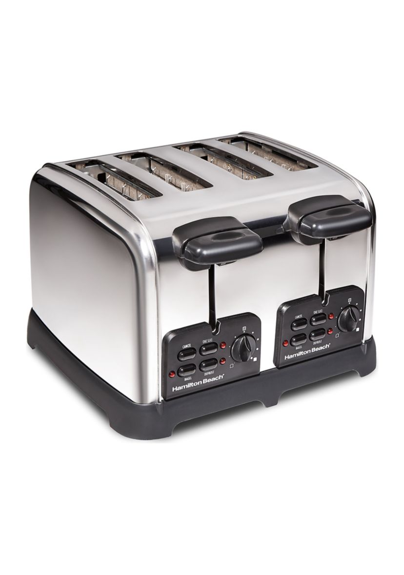 Classic 4 Slice Toaster w/ Sure-Toast, Stainless Steel