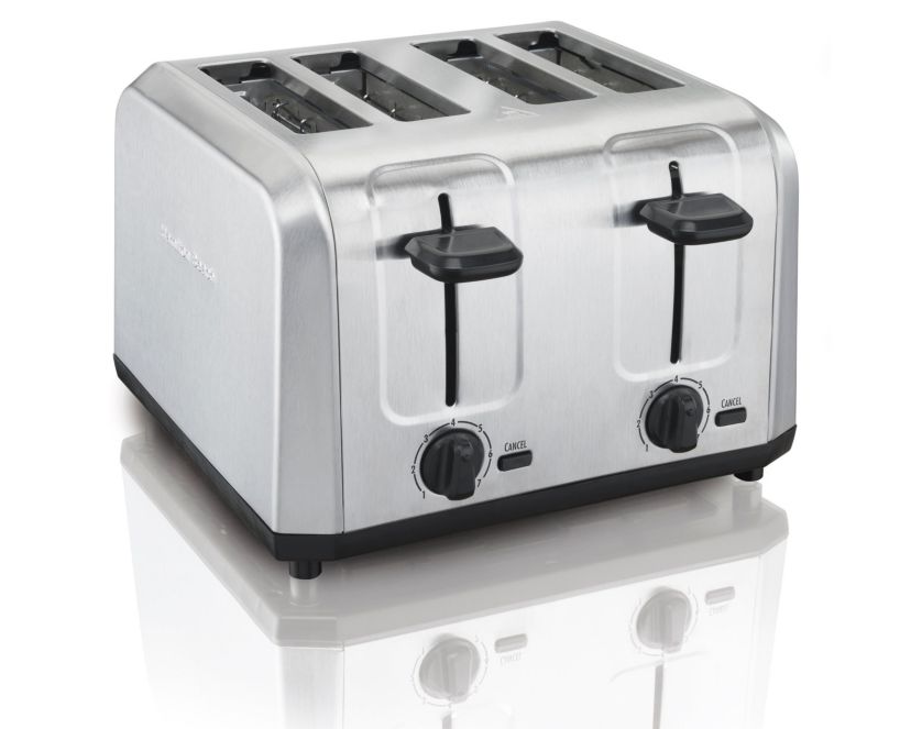 4Slice Toaster:No Size:Stainless Steel