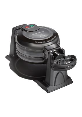 Rotating Double Belgian Waffle Maker