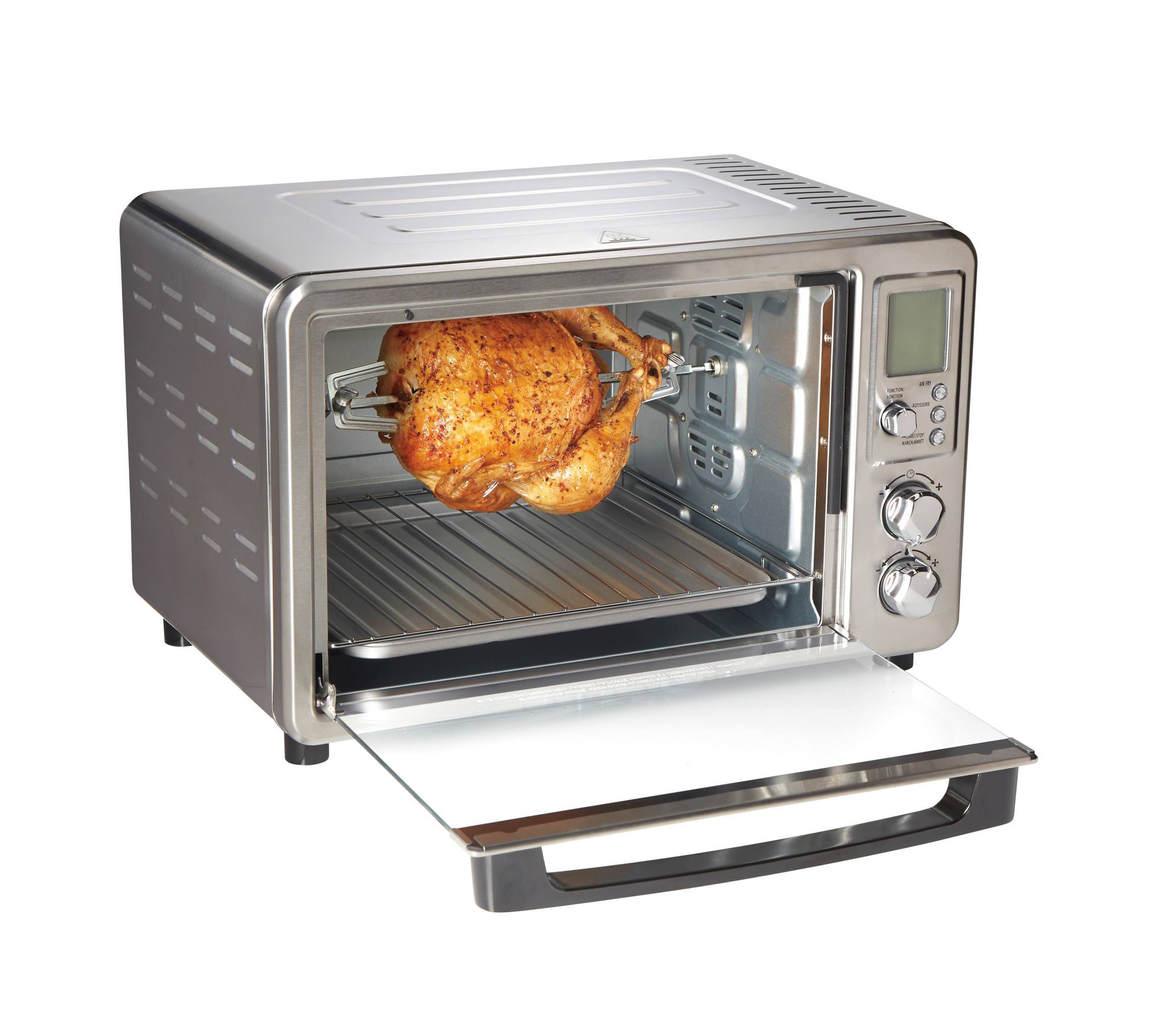 Sure-Crisp Digital Air Fryer Toaster Oven w/ Rotisserie