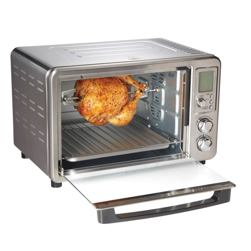 Sure-Crisp Digital Air Fryer Toaster Oven w/ Rotisserie