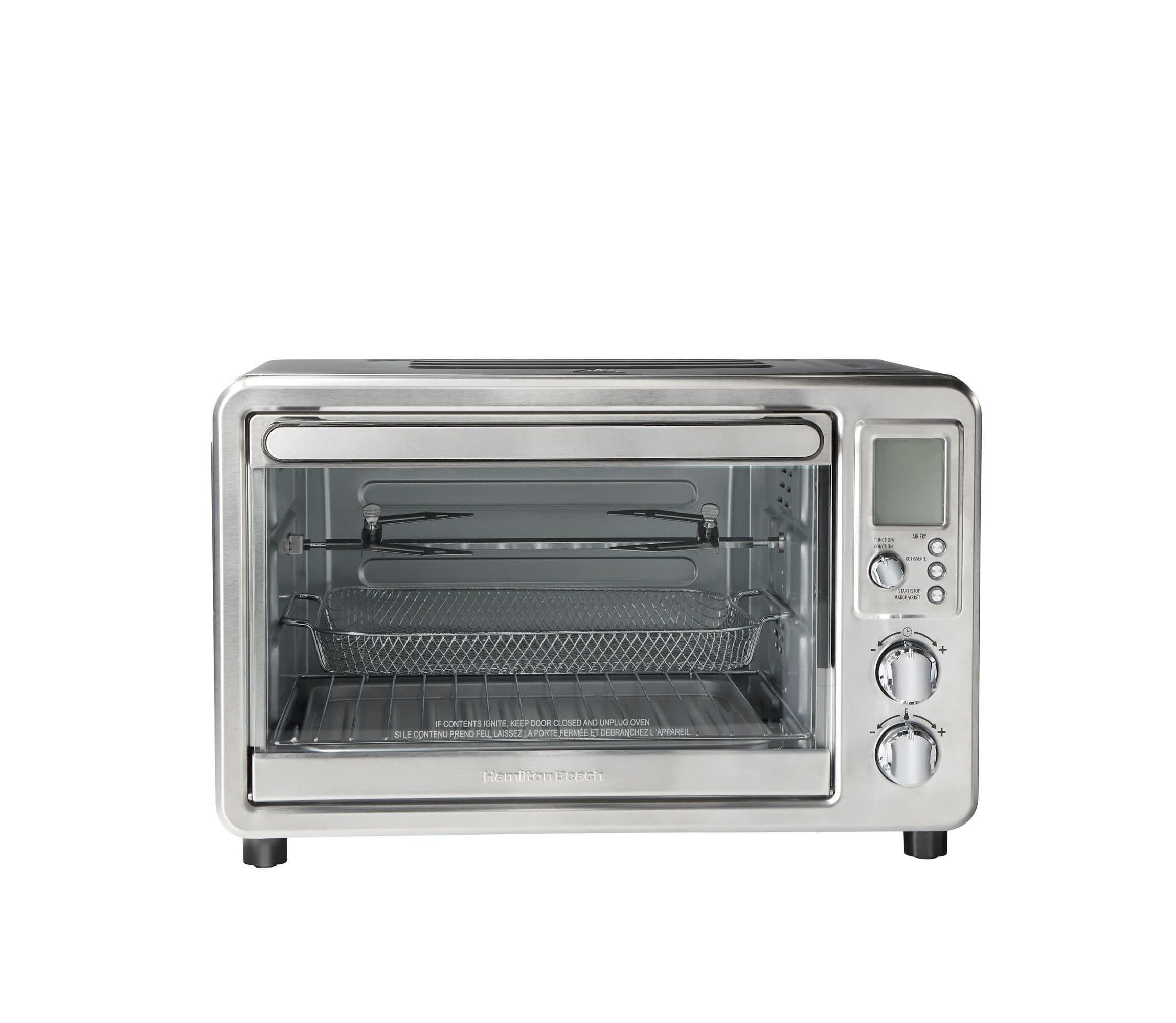 Sure-Crisp Digital Air Fryer Toaster Oven w/ Rotisserie
