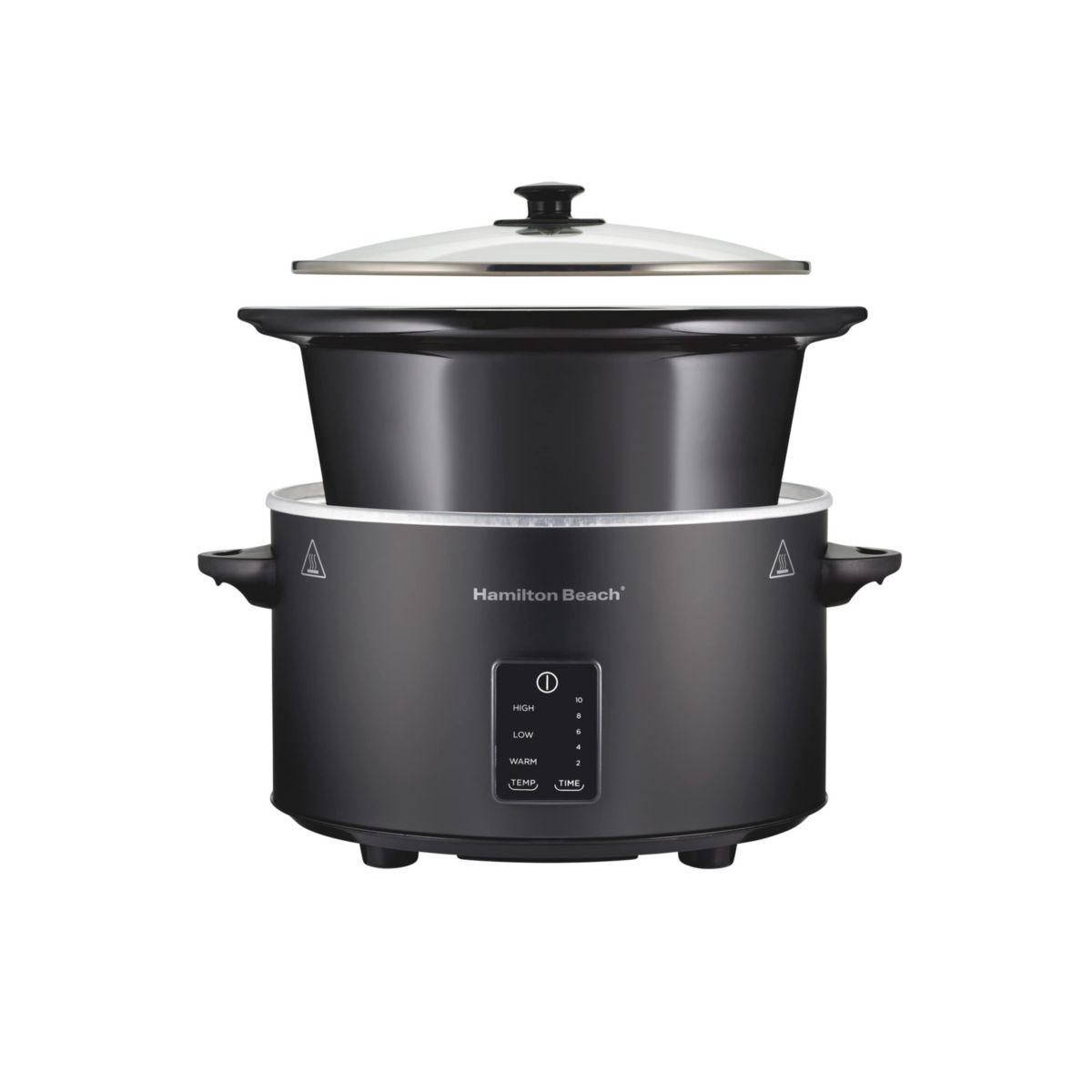 Easy Serve Programmable 5qt Slow Cooker Black