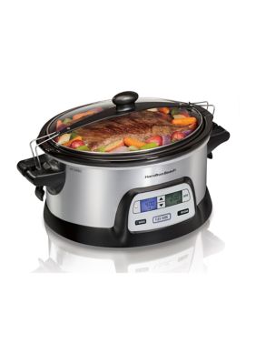 Hamilton Beach FlexCook 6 Qt Stay Or Go Slow Cooker