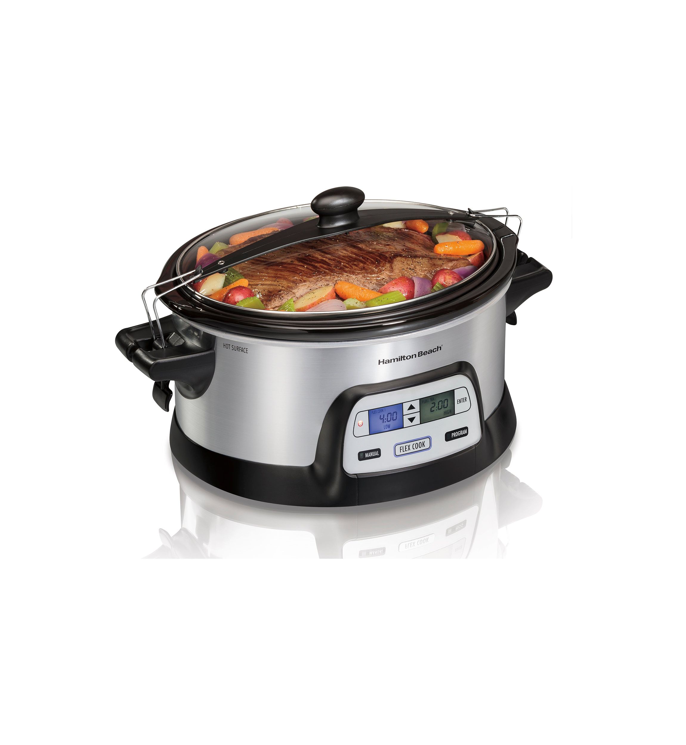 FlexCook 6 Qt Stay Or Go Slow Cooker