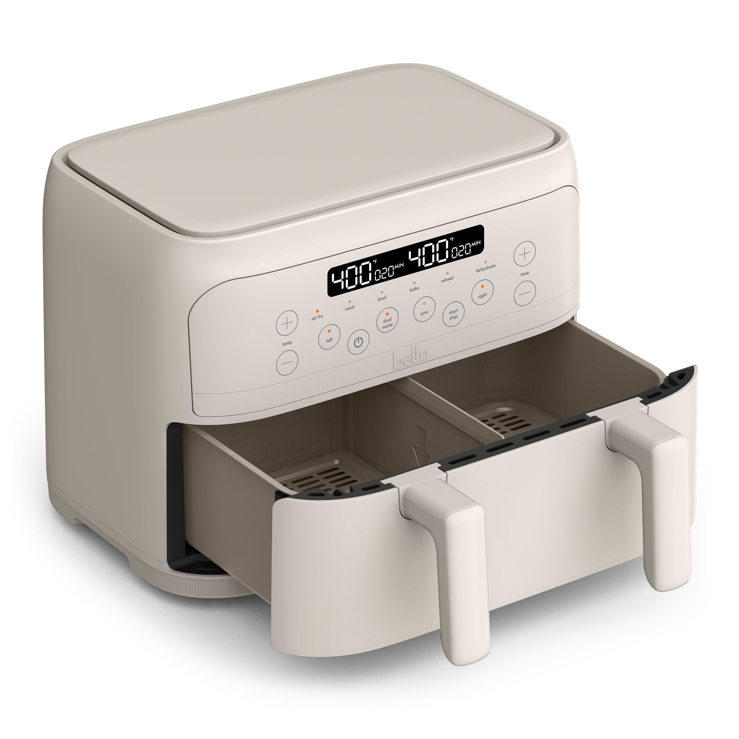 4qt TriZone Air Fryer Oatmilk