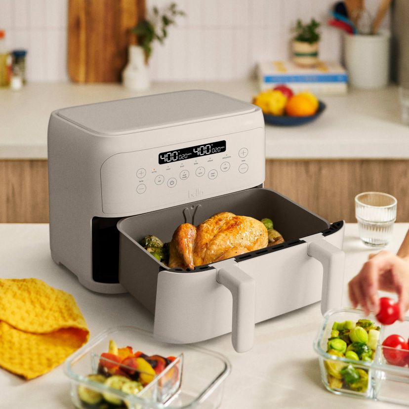 4qt TriZone Air Fryer Oatmilk
