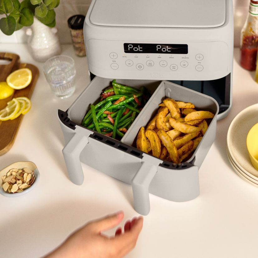 4qt TriZone Air Fryer Oatmilk