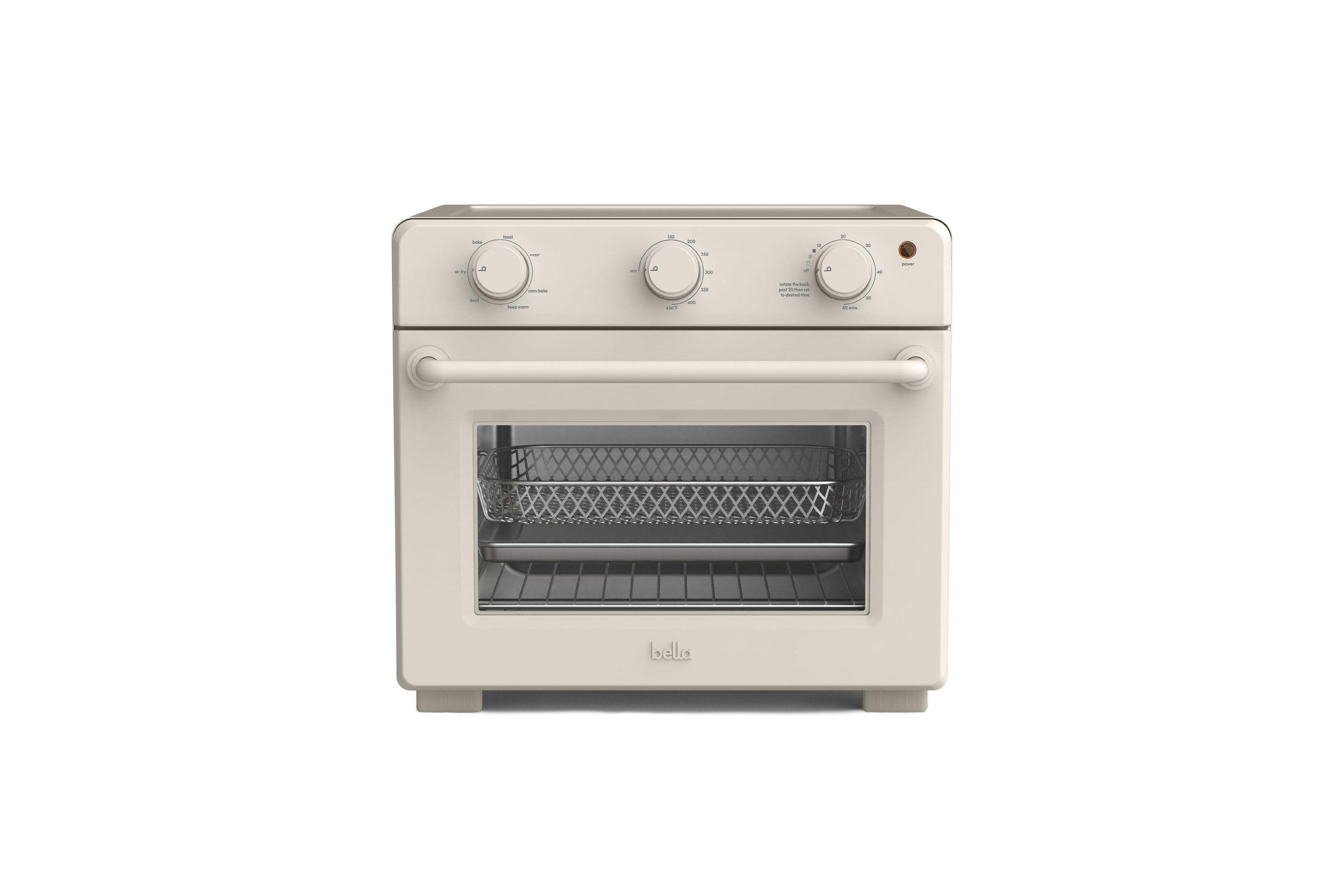6 Slice Toaster Oven w/ Air Fryer Oatmilk