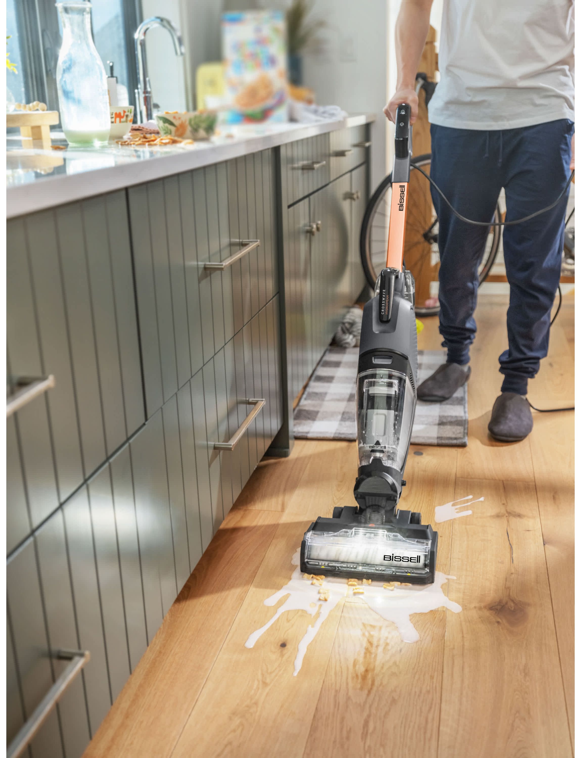 CrossWave HydroSteam Plus Corded Multi-Surface Wet/Dry Stick Vacuum