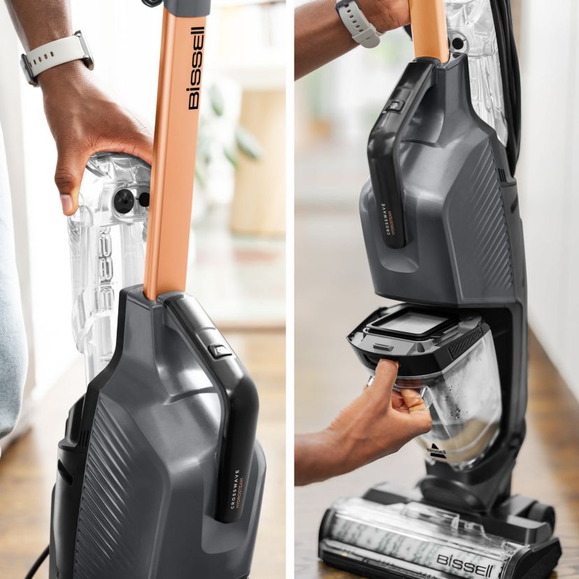 CrossWave HydroSteam Plus Corded Multi-Surface Wet/Dry Stick Vacuum