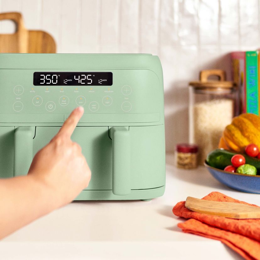 4qt TriZone Air Fryer Seaglass