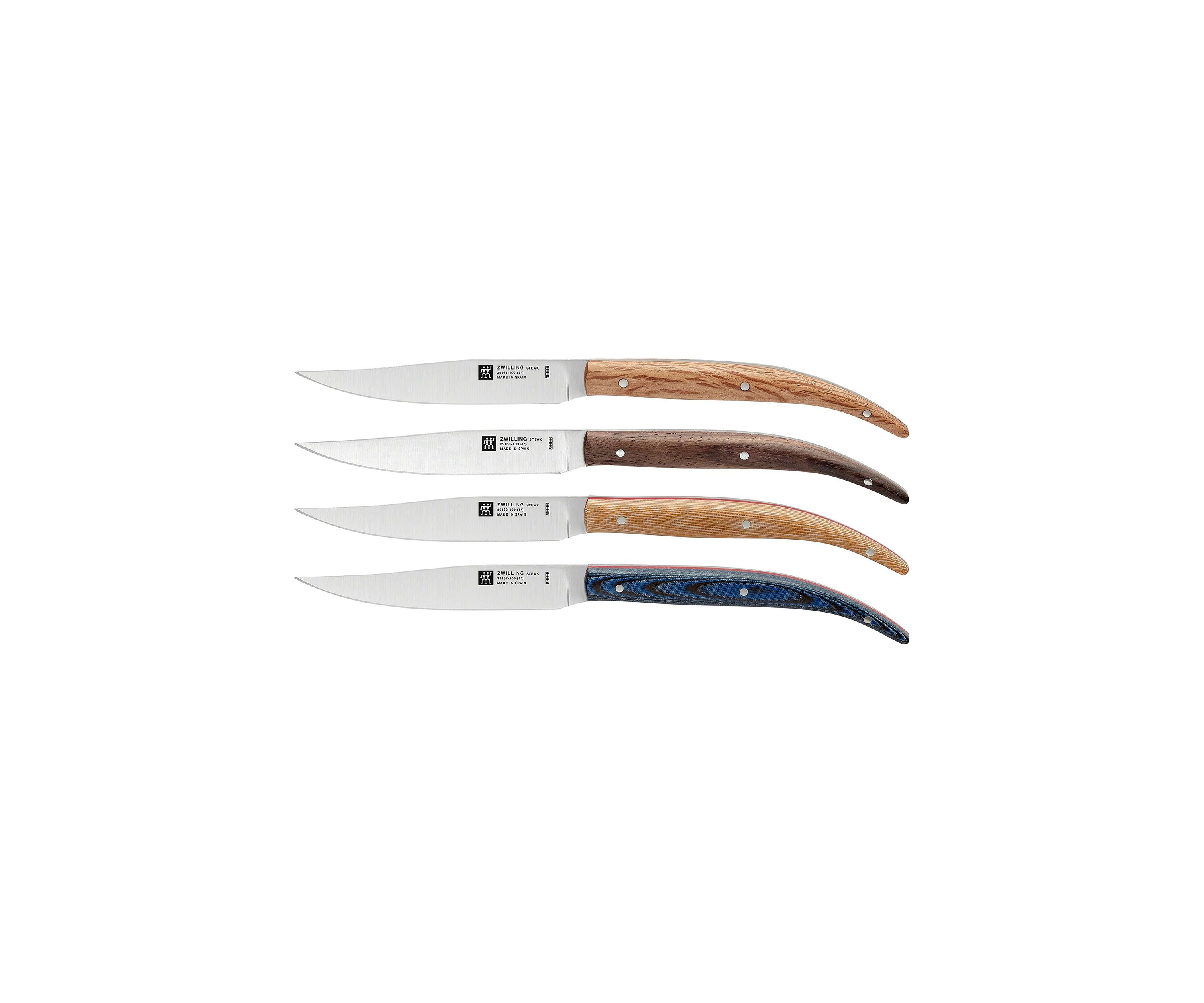 4pc Toro Steak Knife Set w/ Wooden Case