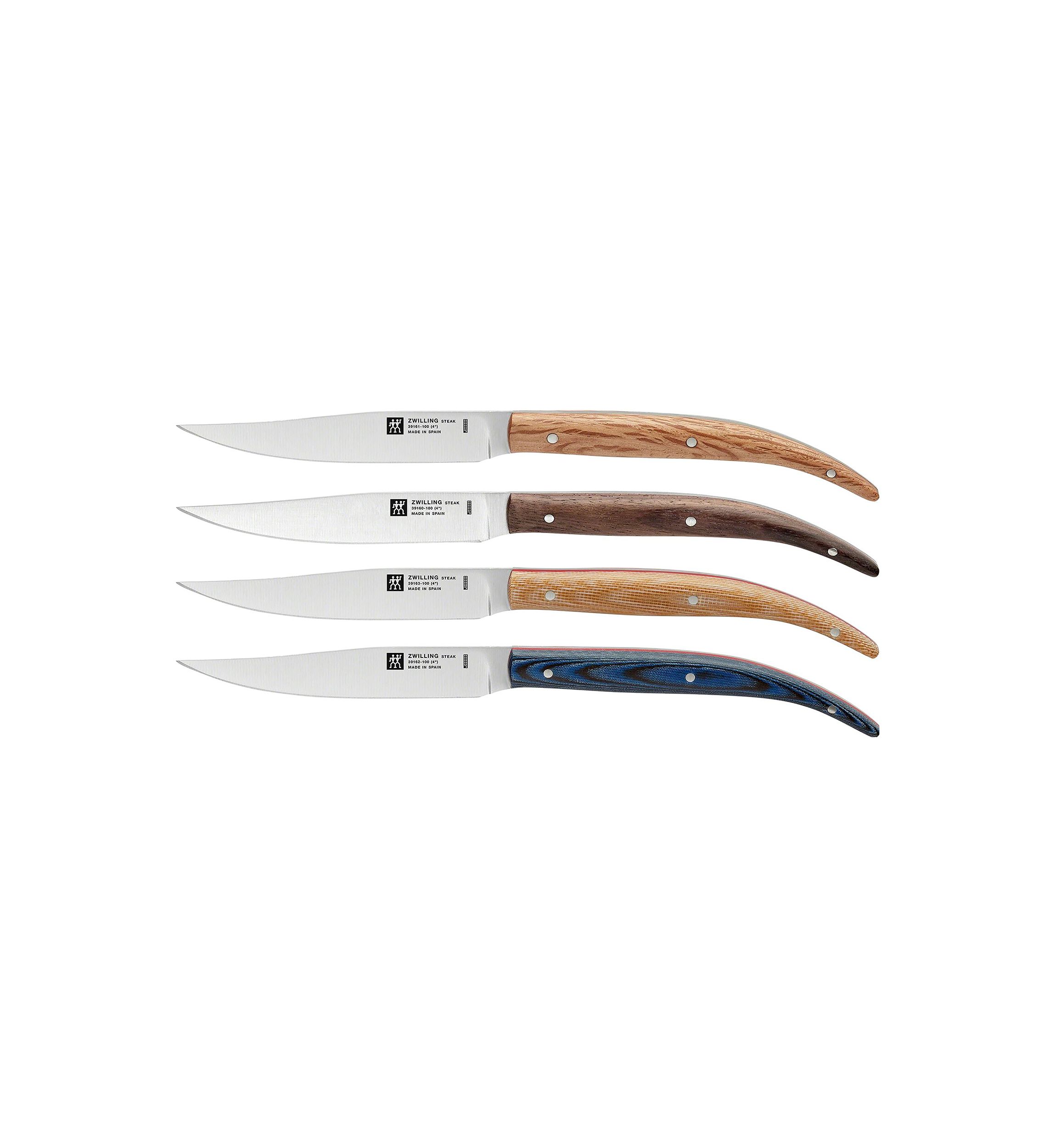 4pc Toro Steak Knife Set w/ Wooden Case