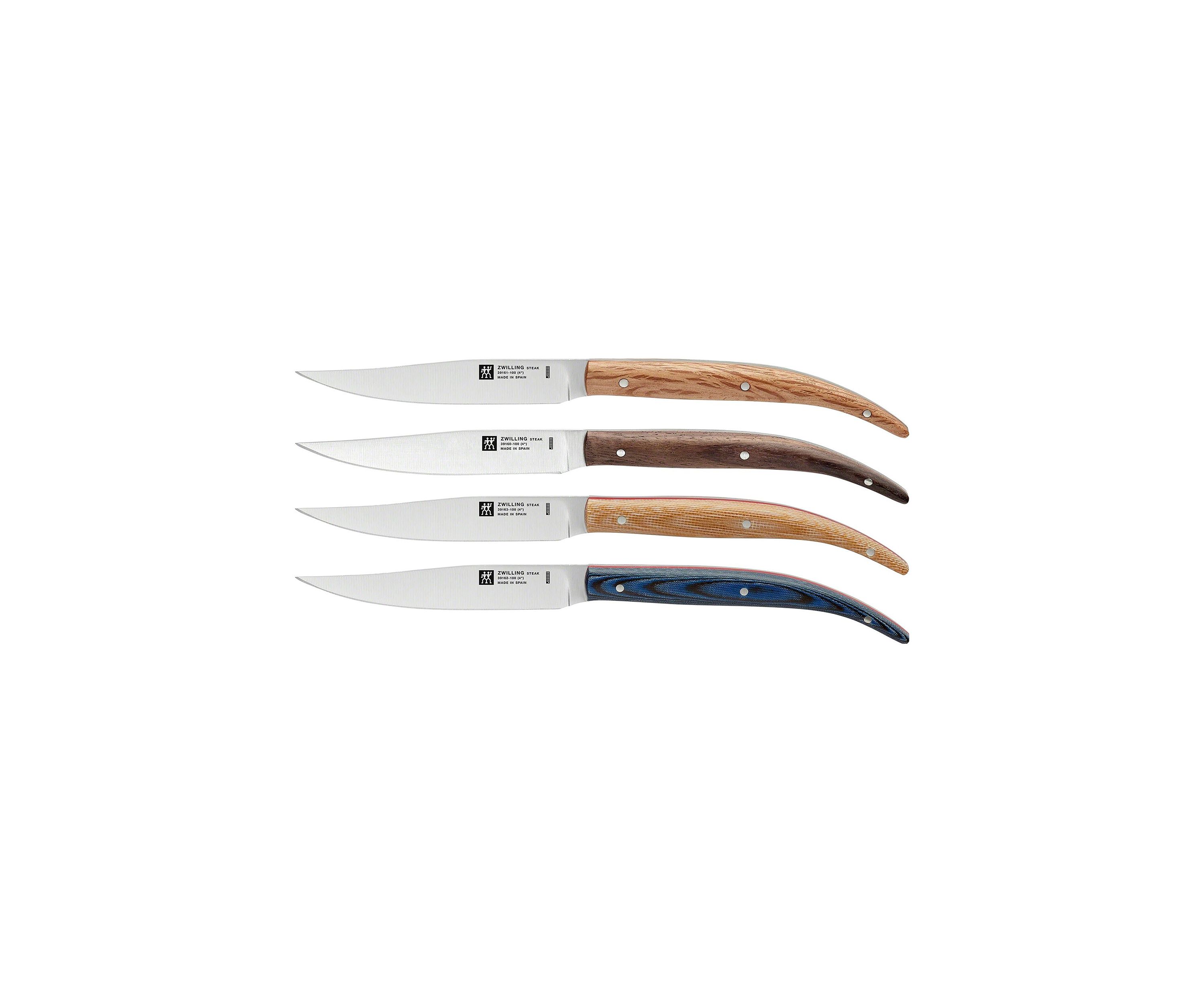 4pc Toro Steak Knife Set w/ Wooden Case