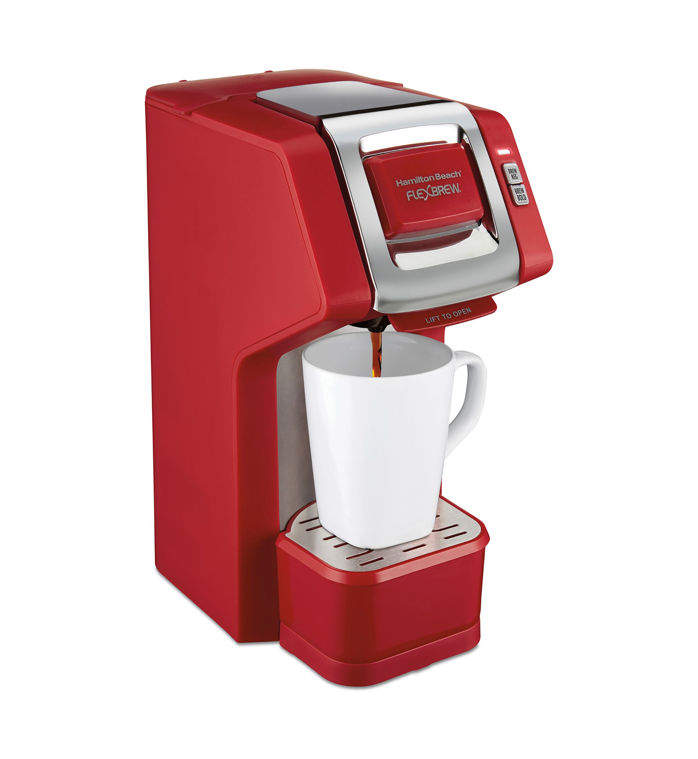 FlexBrew Single Serve Coffee Maker - Red