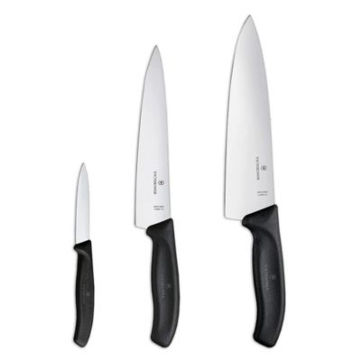 Victorinox Swiss Army, Inc Fibrox 3pc Chefs Set, 10 Pieces