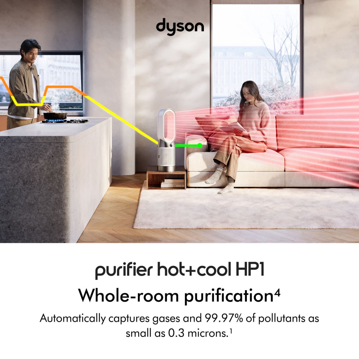 Purifier Hot+Cool HP1 White/White