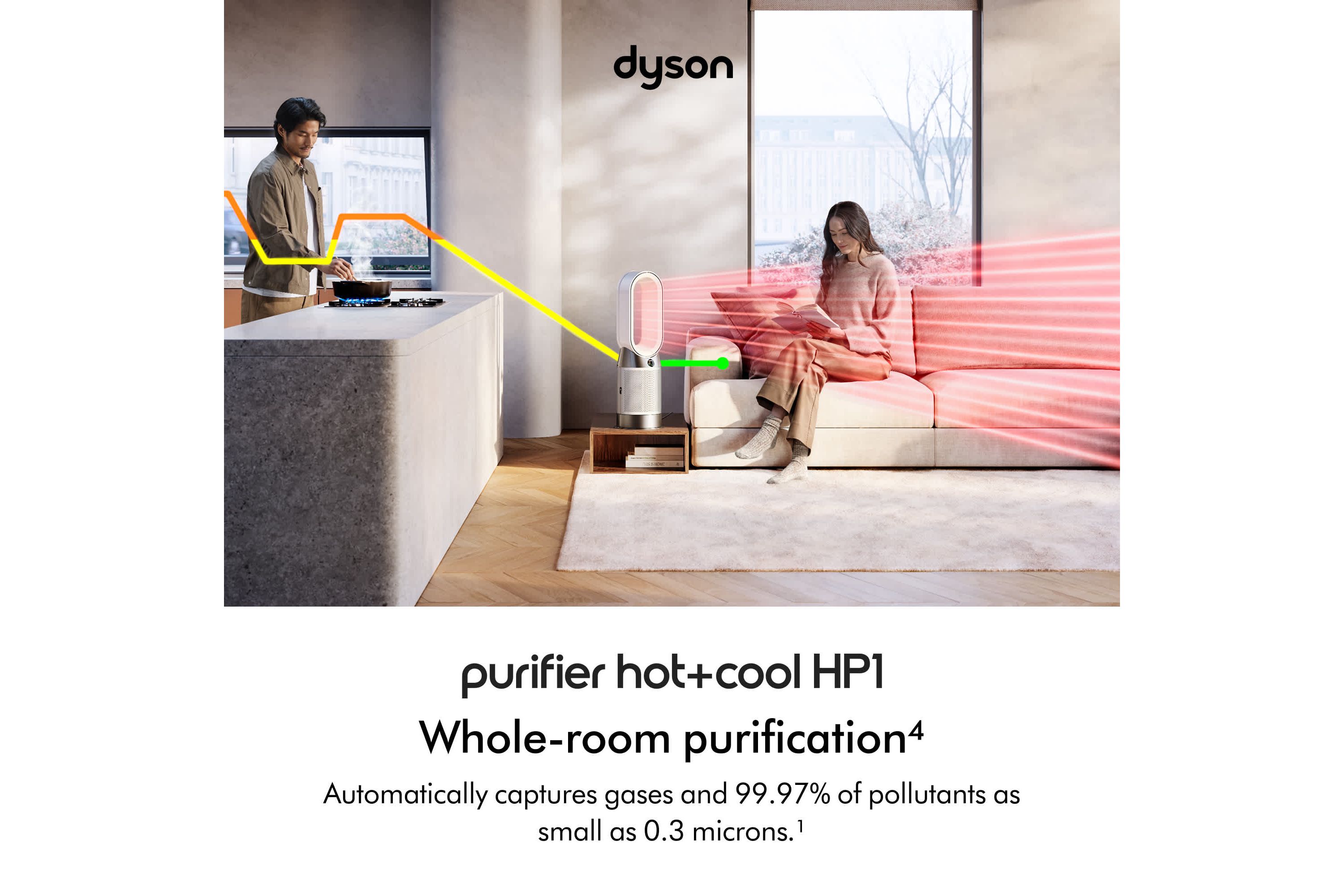 Purifier Hot+Cool HP1 White/White