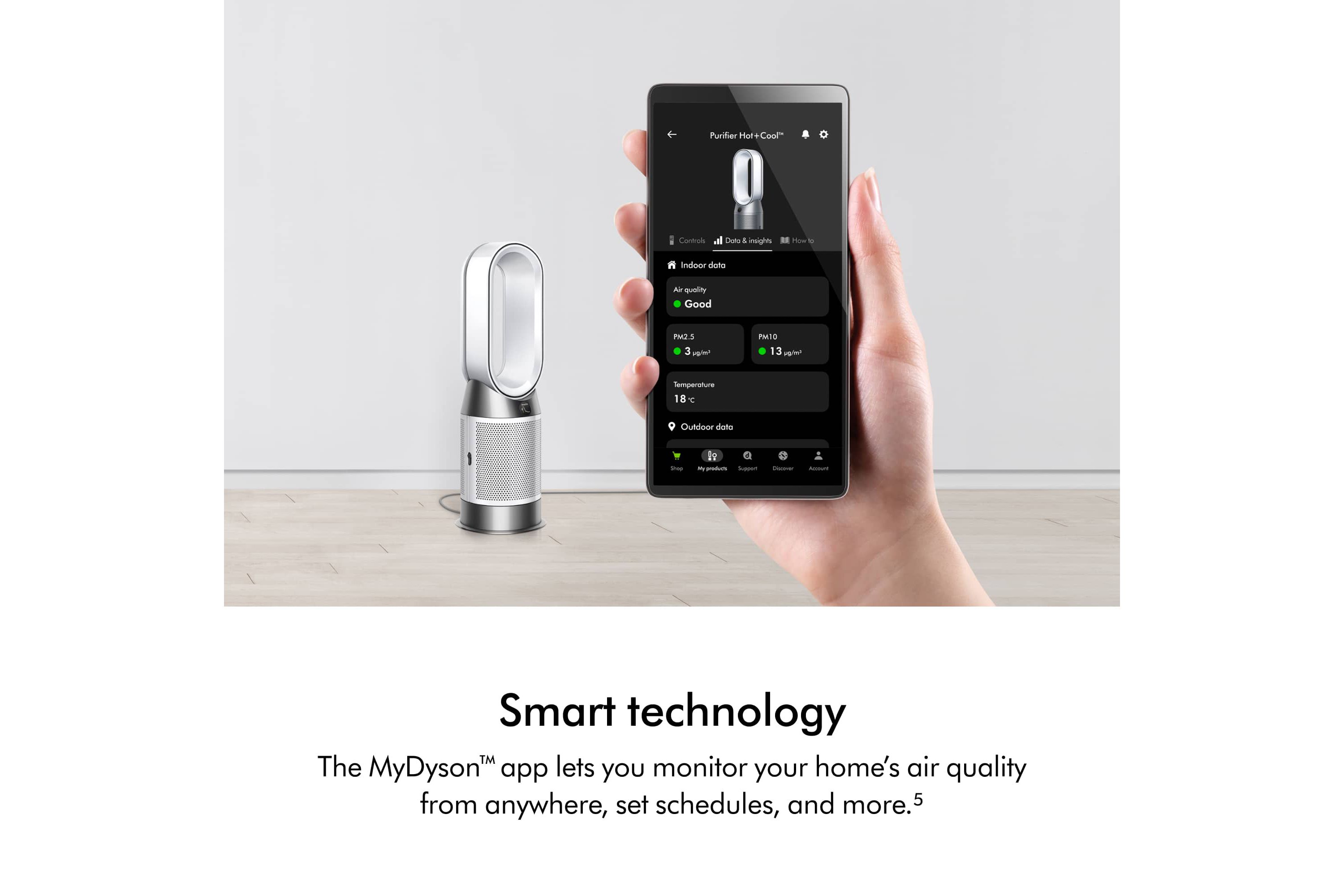 Purifier Hot+Cool HP1 White/White