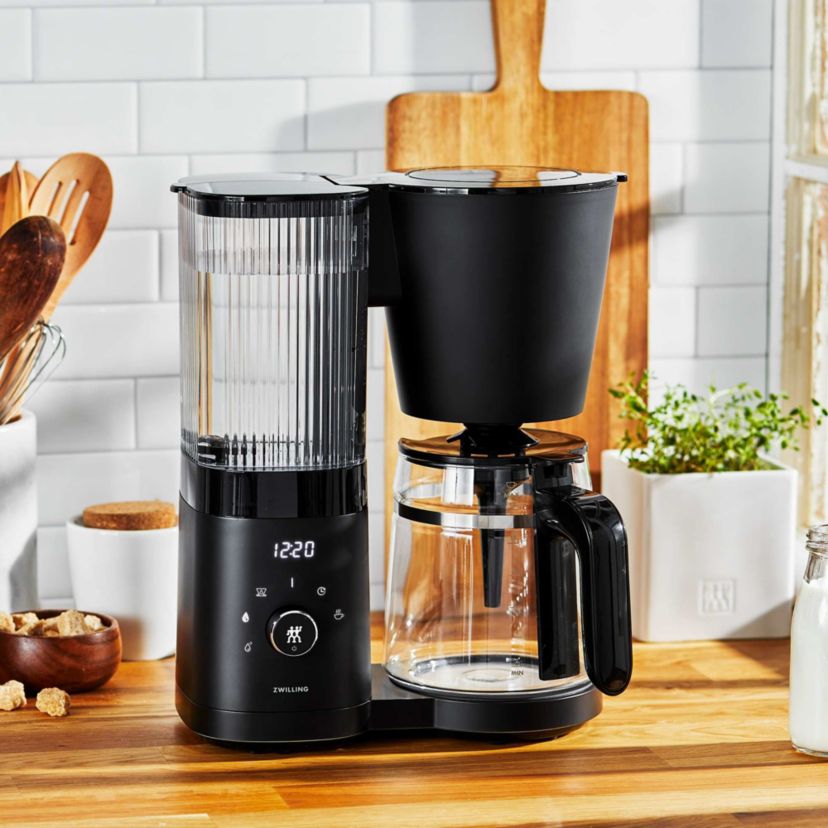 Enfinigy 12 Cup Drip Coffeemaker w/ Glass Carafe Black