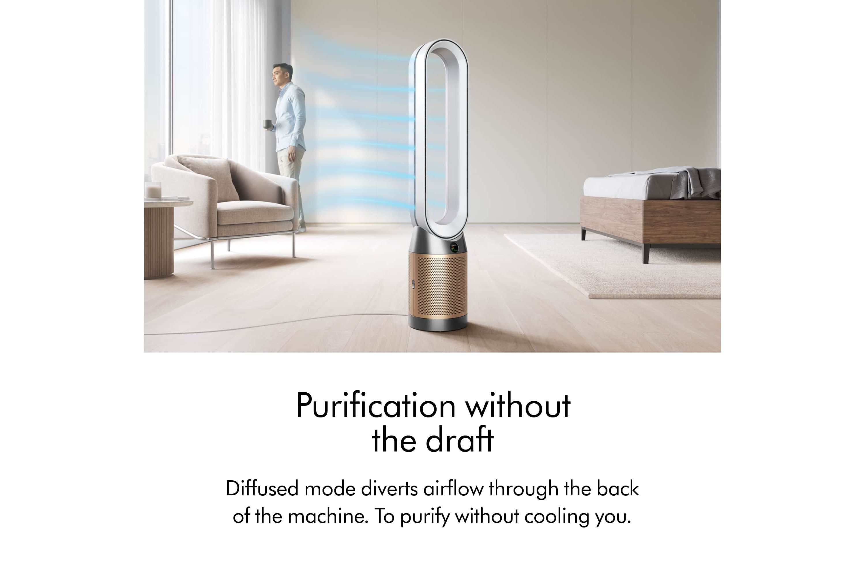 Purifier Cool De-Nox PC2 White/Gold