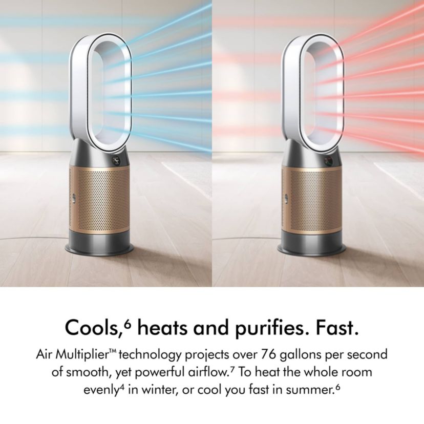 Purifier Hot+Cool De-Nox HP2 White/Gold
