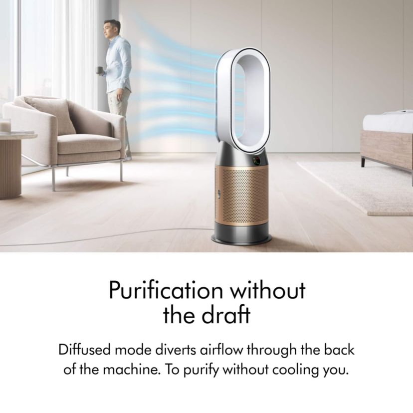 Purifier Hot+Cool De-Nox HP2 White/Gold