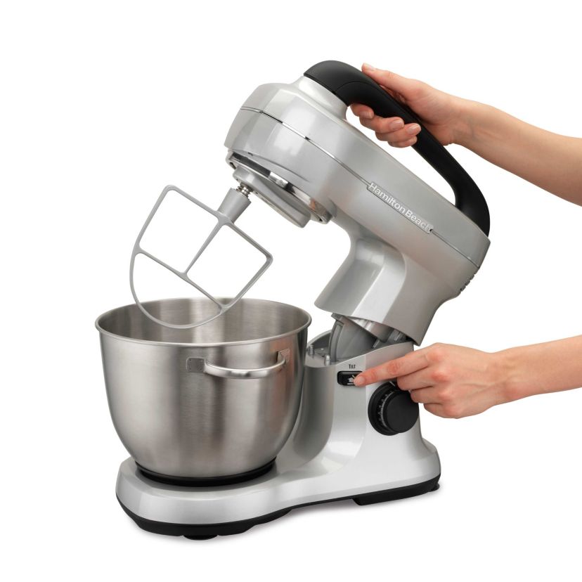 7 Speed 4qt Stand Mixer S:No Size:Silver