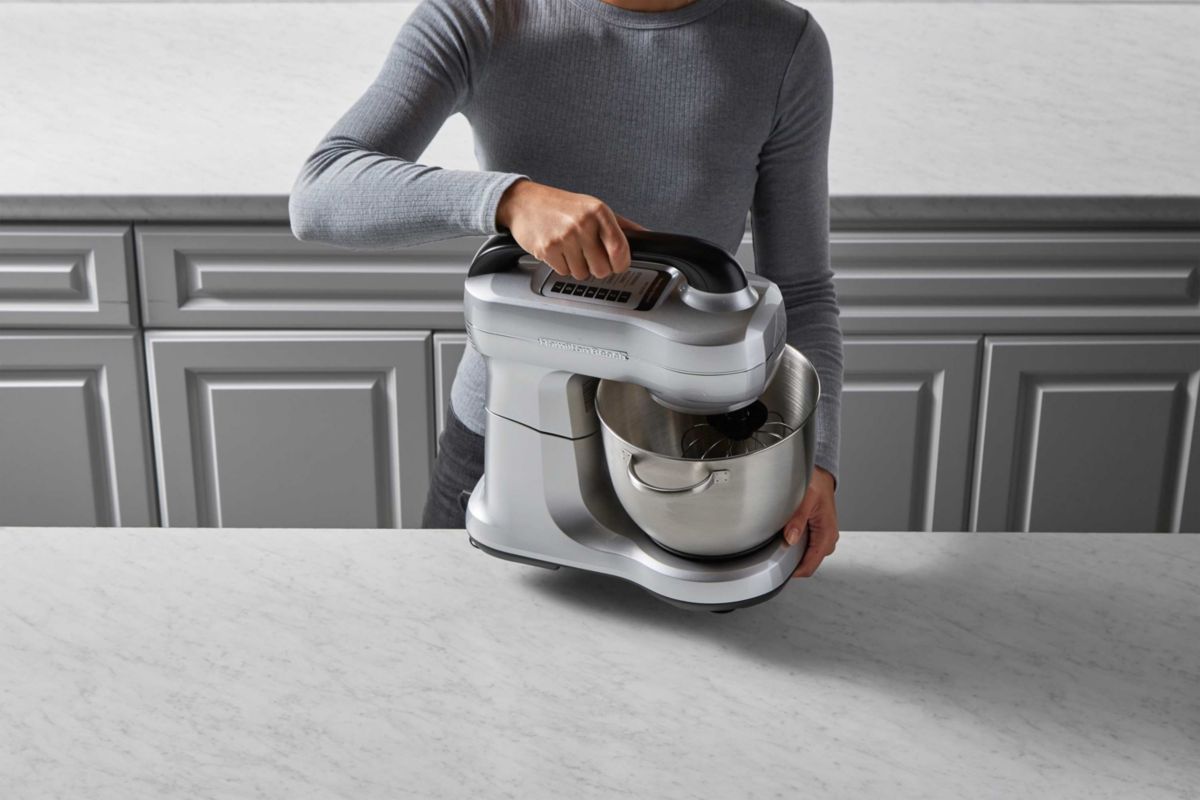 7 Speed 4qt Stand Mixer S:No Size:Silver