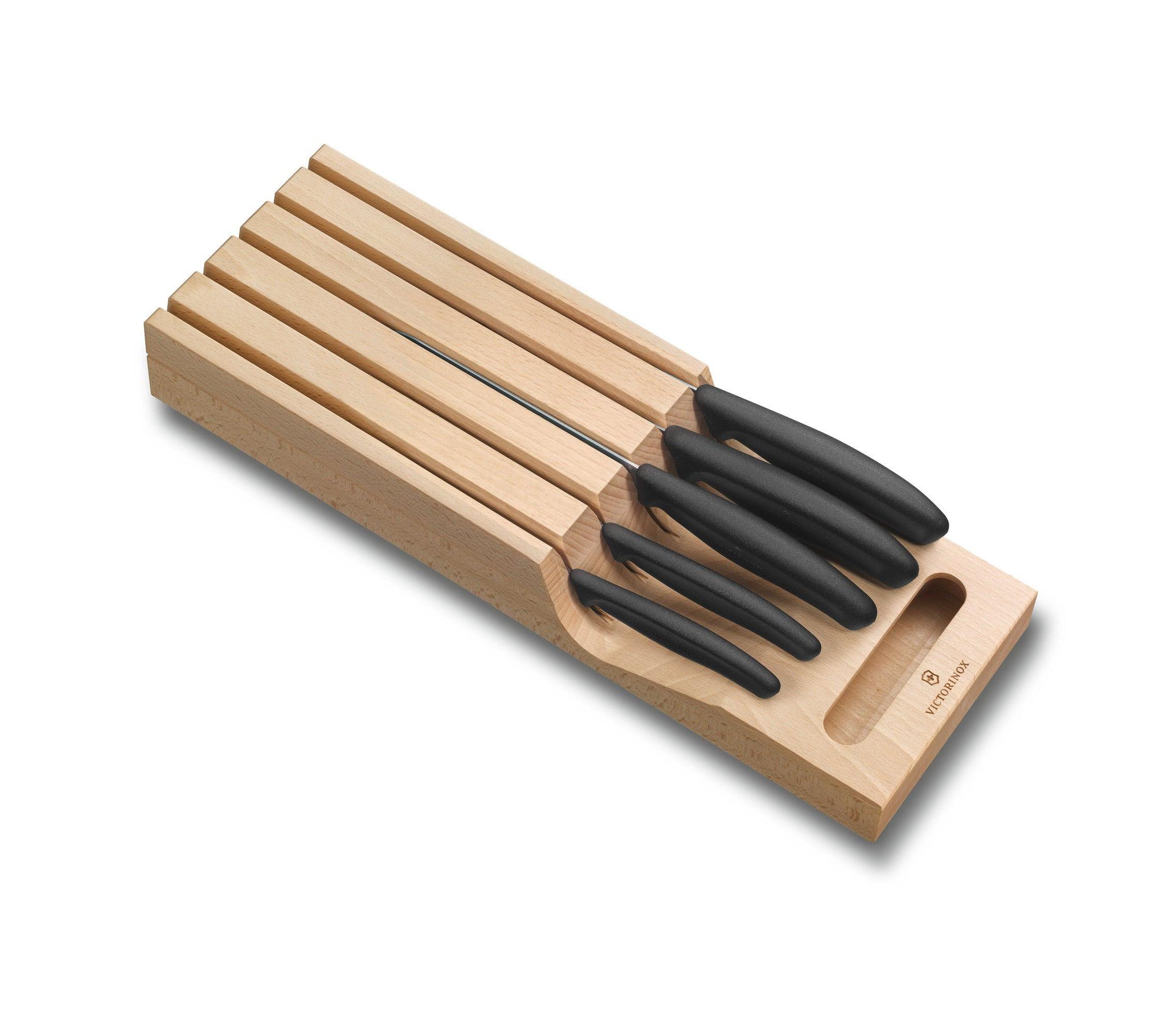 Swiss Classic 6pc In-Drawer Knife Block Set