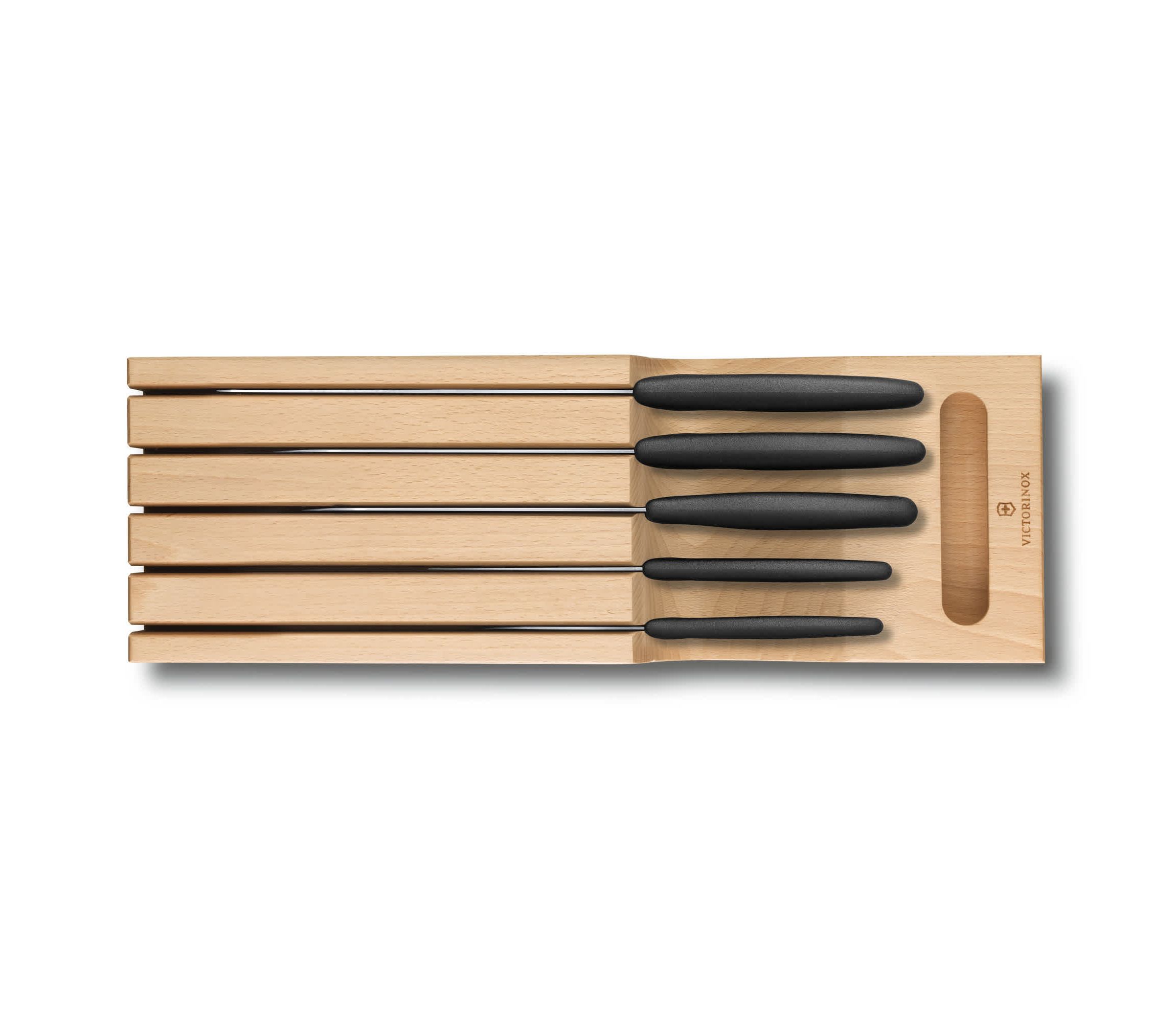 Swiss Classic 6pc In-Drawer Knife Block Set