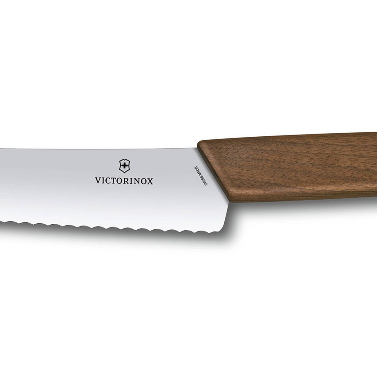 Swiss Modern 8.5" Bread Knife Walnut