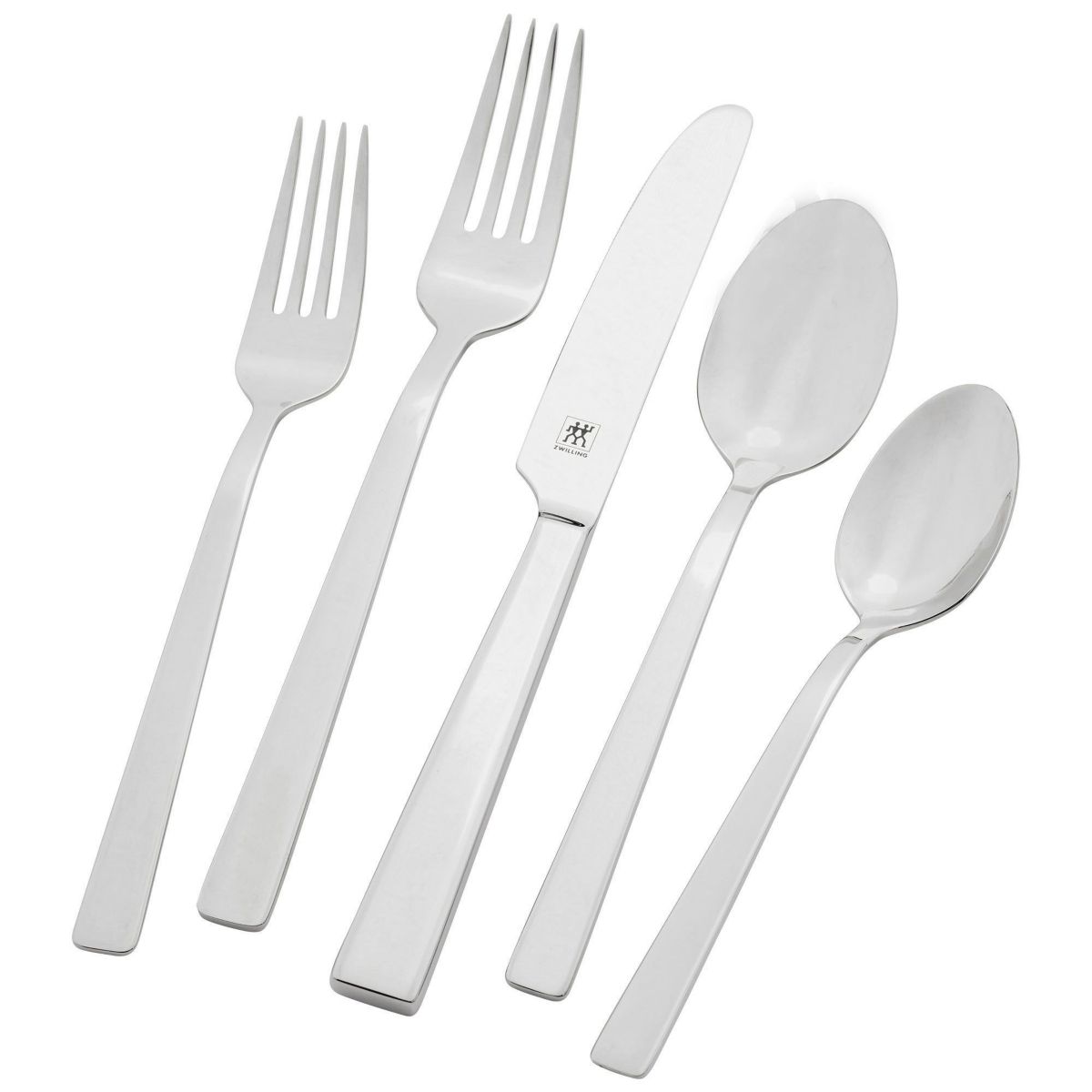 King 45pc 18/10 Stainless Steel Flatware Set