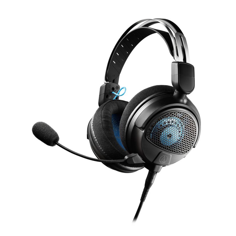 High-Fidelity Open-Back Wired Gaming Headset Black