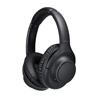 AudioTechnica ATHS300BT Bluetooth OverEar ANC Headphones Black