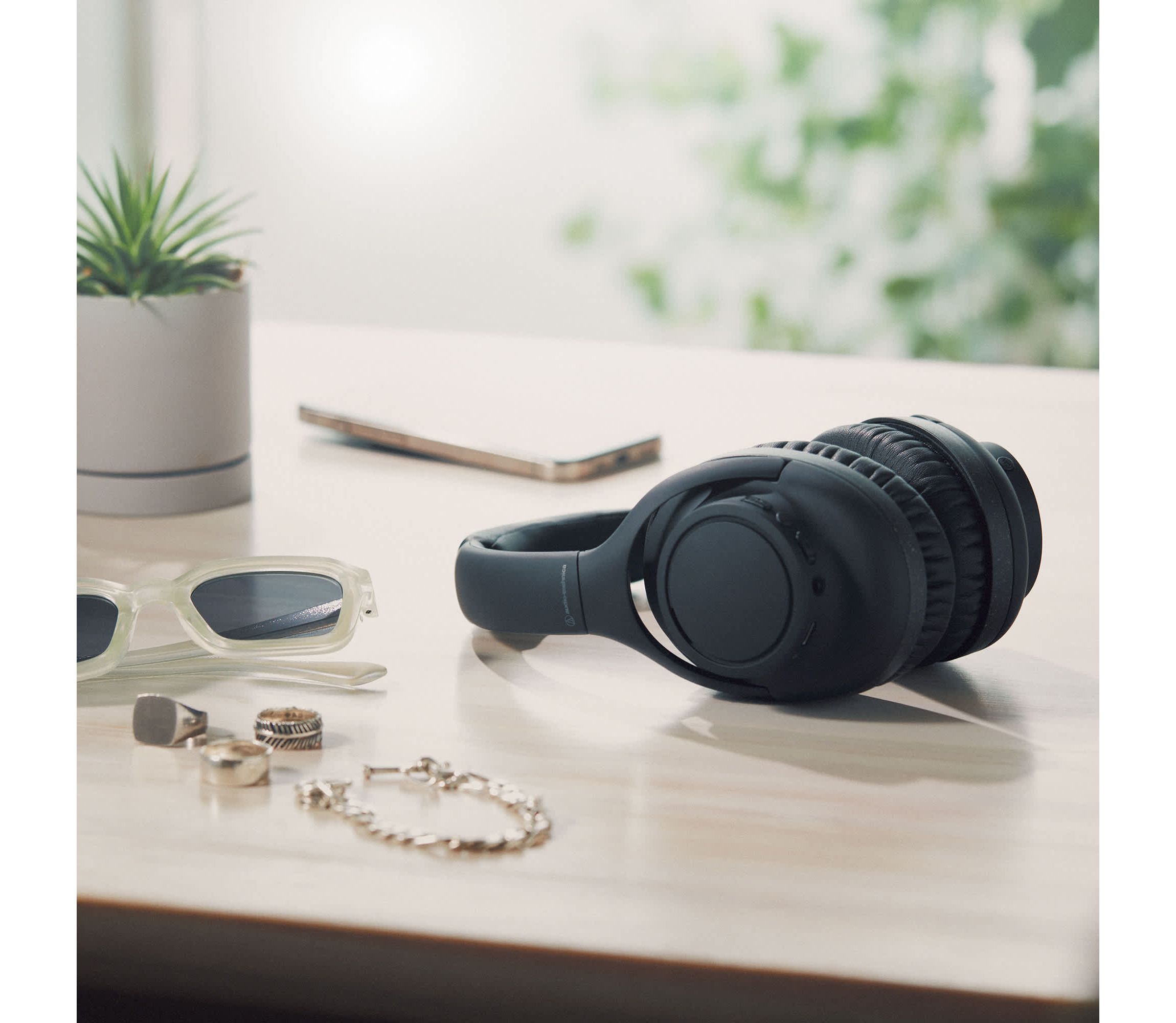 ATH-S300BT Bluetooth Over-Ear ANC Headphones Black
