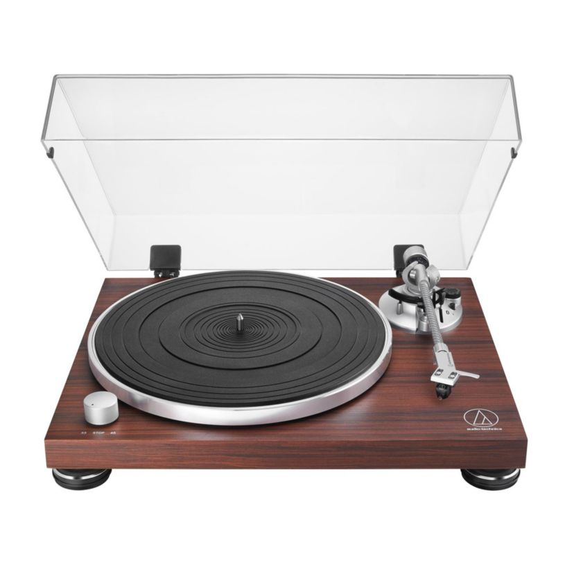 Fully Manual Belt-Drive Turntable (Wireless & Analog) Rosewood