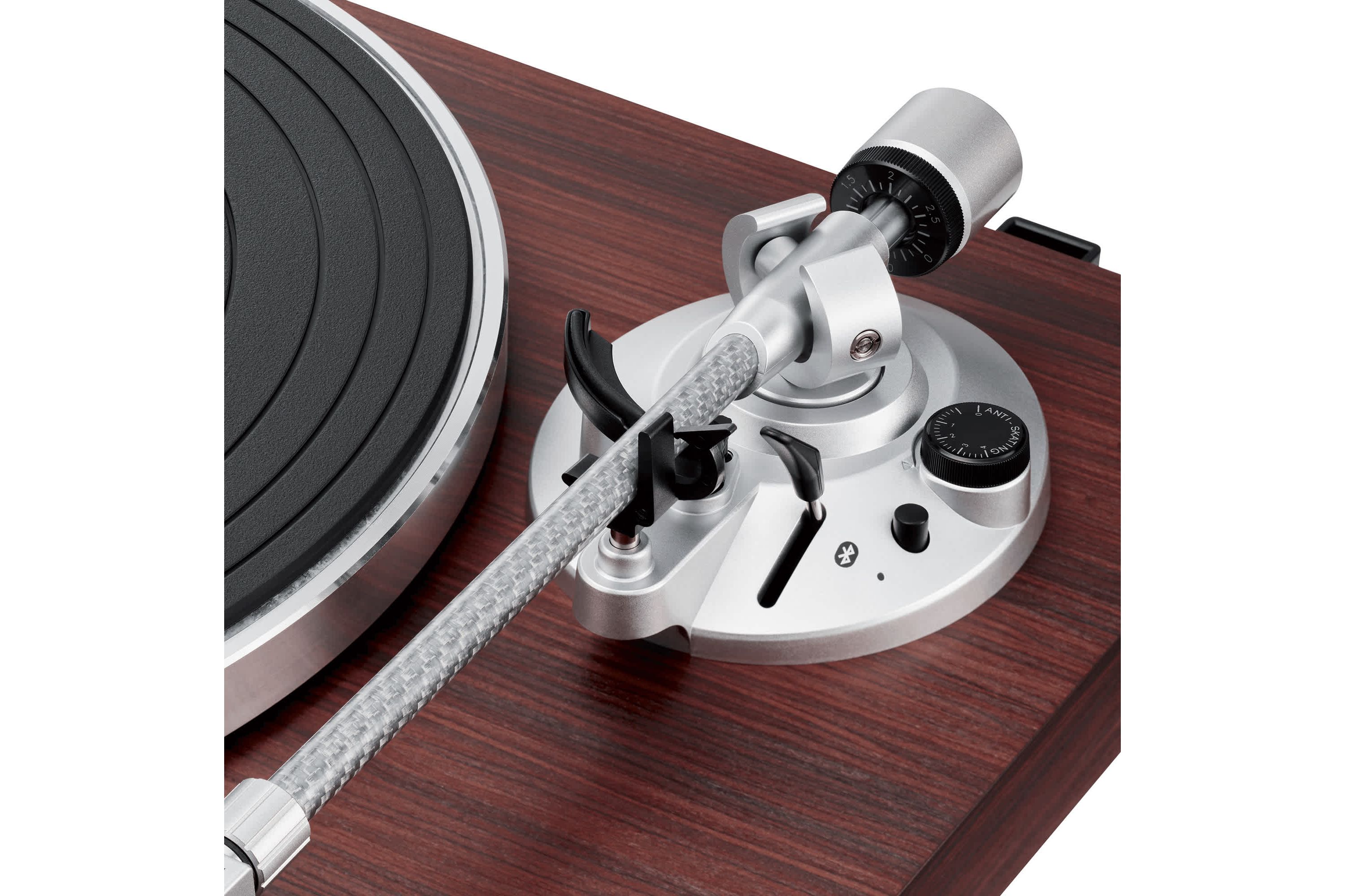 Fully Manual Belt-Drive Turntable (Wireless & Analog) Rosewood