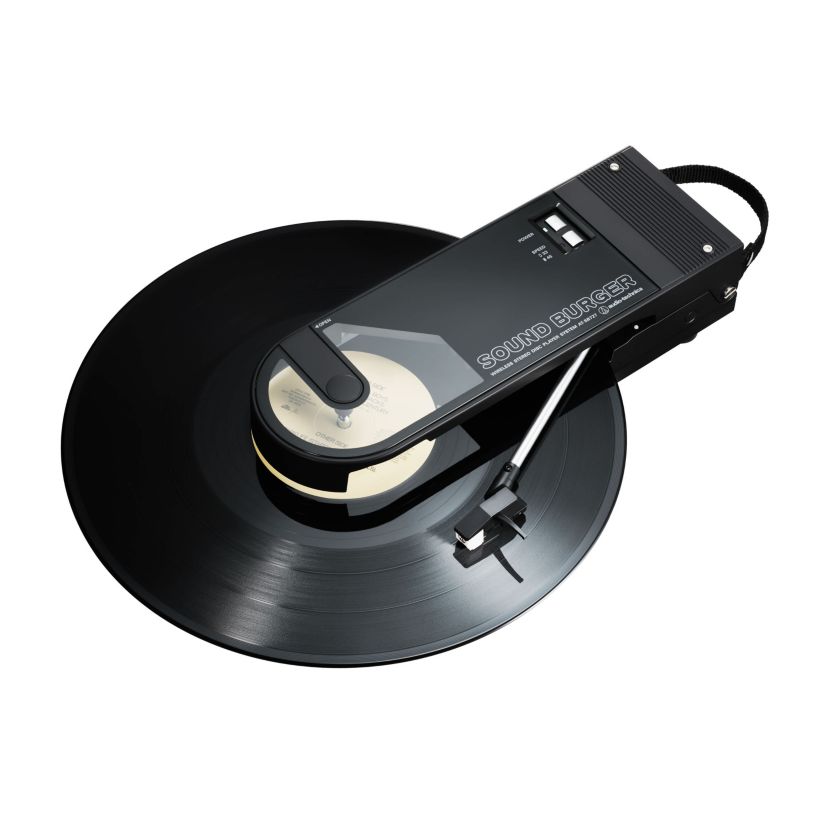 Sound Burger Portable Bluetooth Turntable Black