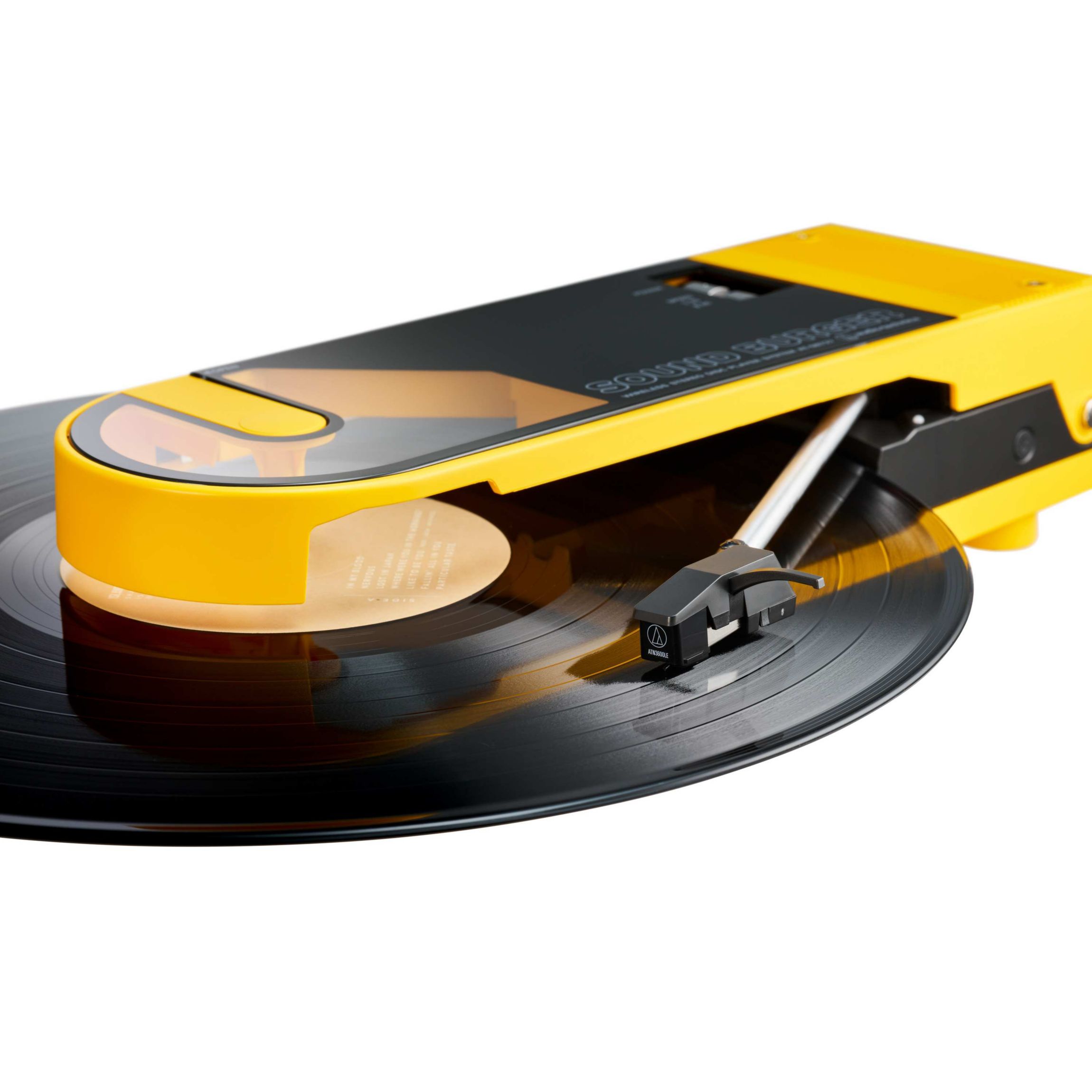 Sound Burger Portable Bluetooth Turntable Yellow