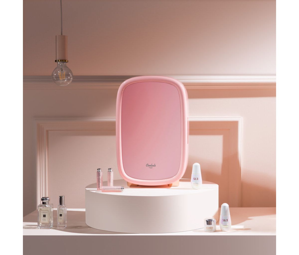 Beauty 12L Mini Skincare Fridge Pink