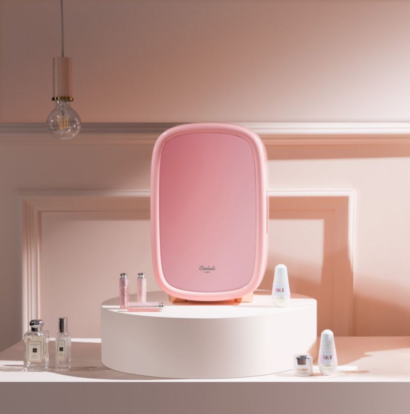 Beauty 12L Mini Skincare Fridge Pink