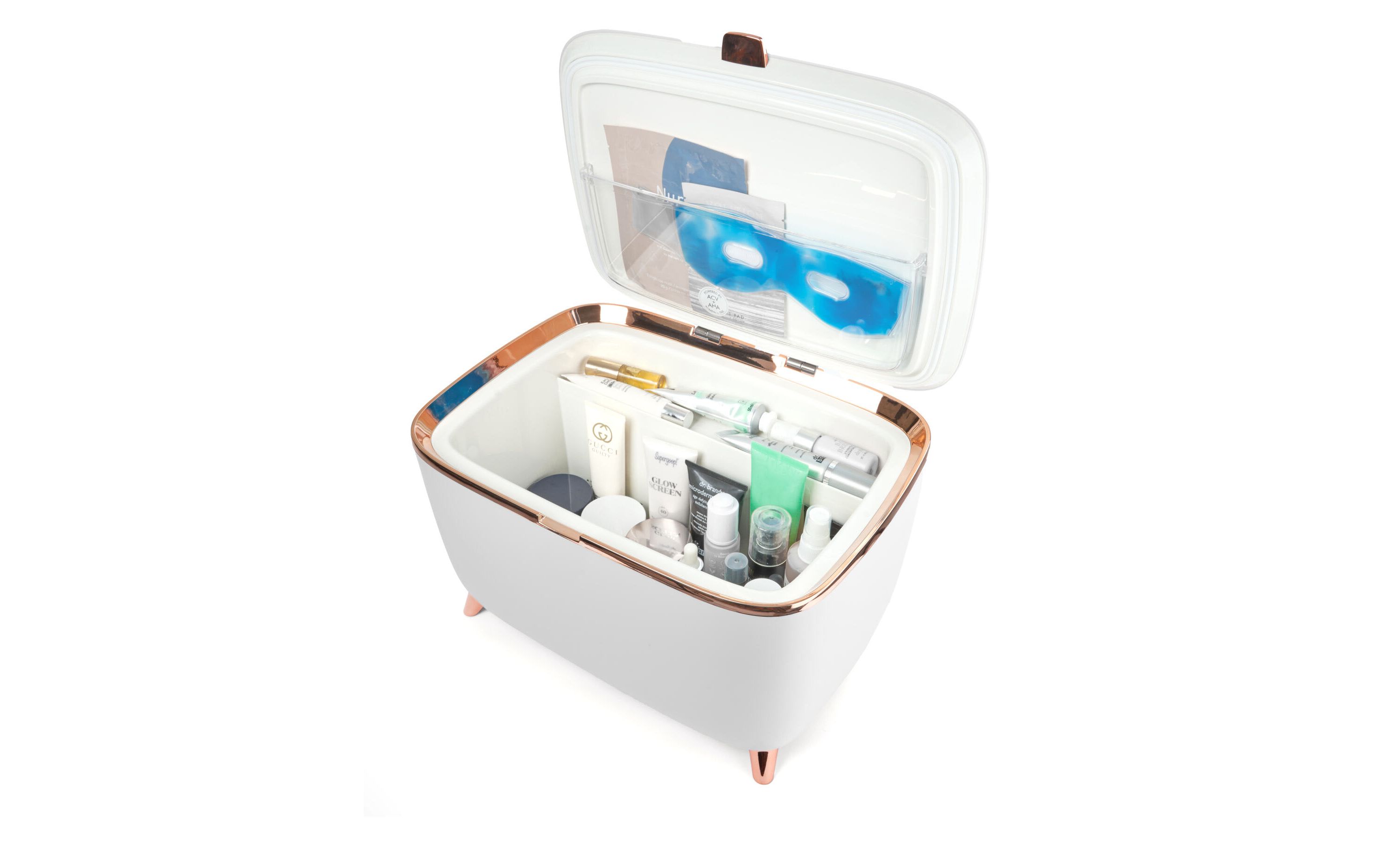 Glam 9L Mini Skincare Fridge White