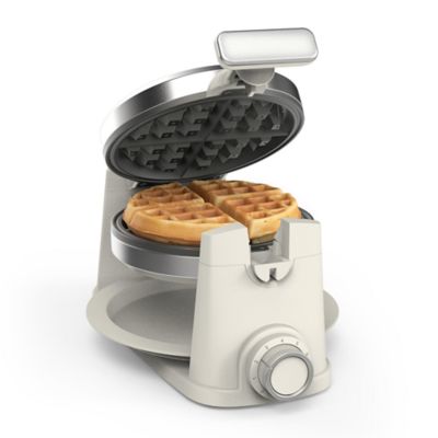 Martha Stewart Rotating Waffle Maker Linen Cream